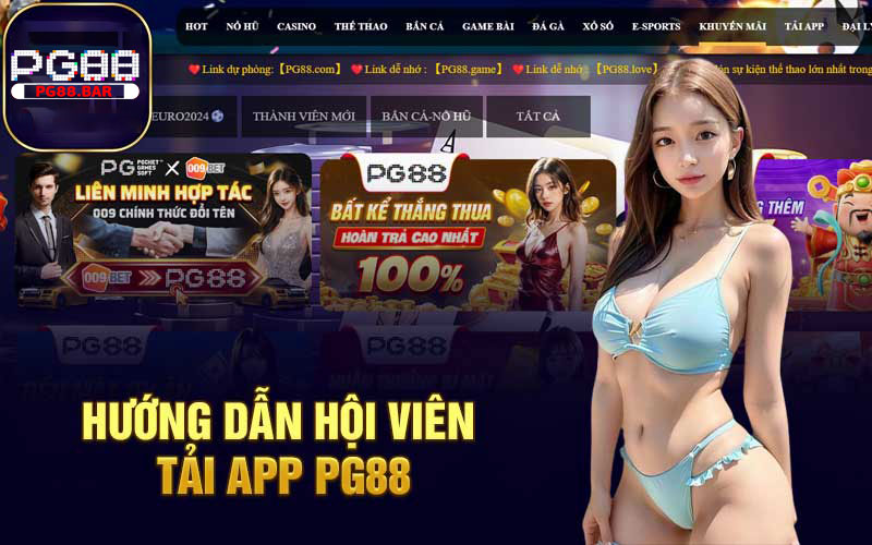 Hướng dẫn Tải App PG88 bằng hệ điều hành Android vs IOS